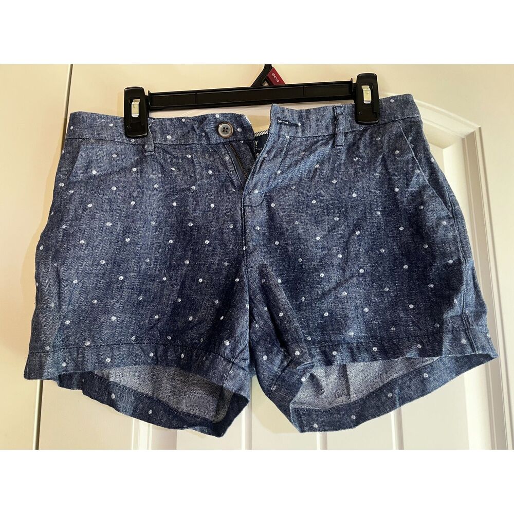 Blue White Polka Dot Shorts Size 2 | Old Navy Everyday Short